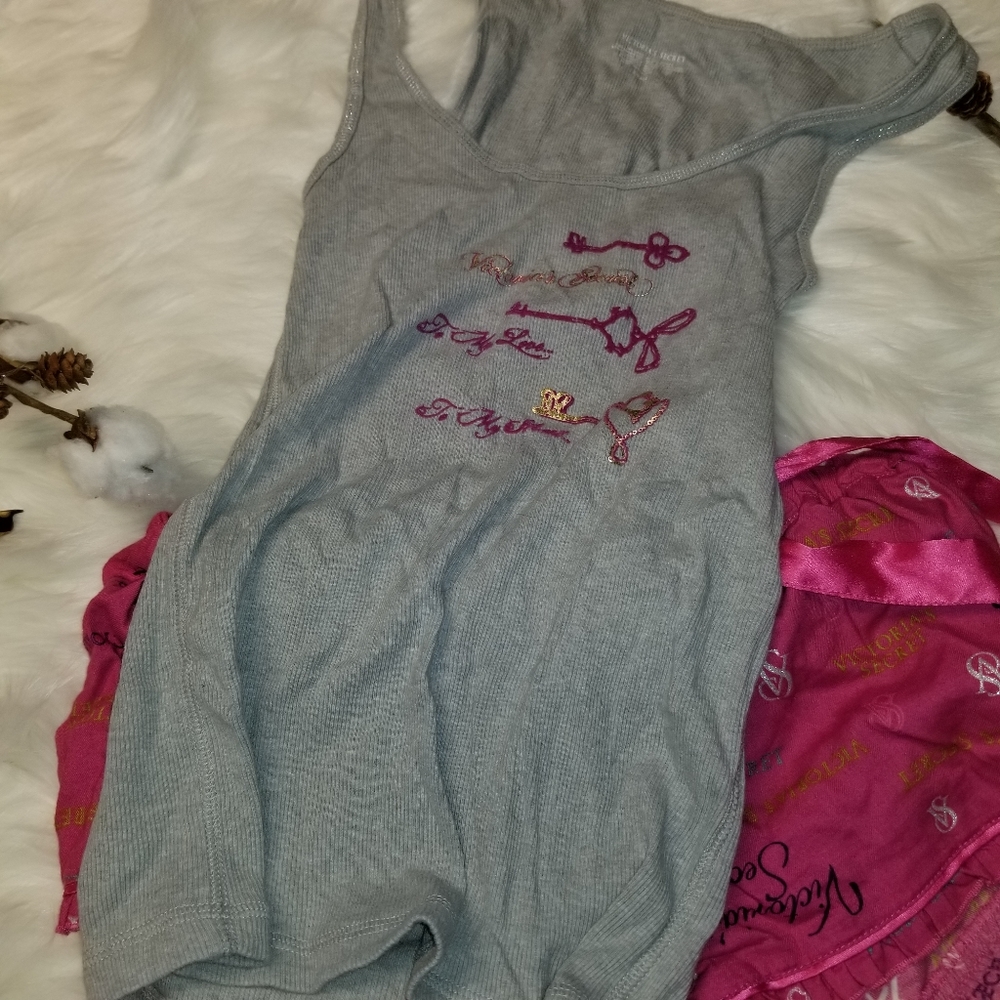 Victoria's Secret Pajama set 3pcs shorts and tanks